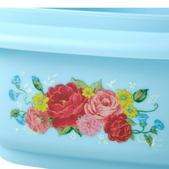 🎁 New Pioneer Woman Sweet Rose 20-Piece Plastic Food Storage Containers - Picture 3 of 7